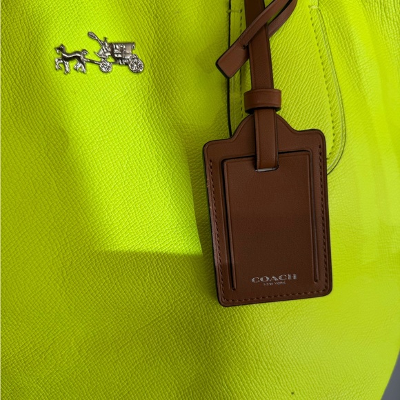 Coach Neon electric Green Tote Bag - Picture 7 of 7